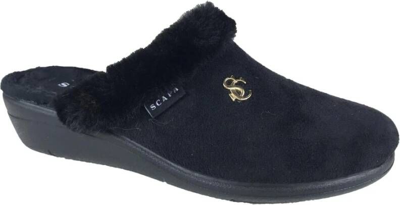 Scapa Schoenen Pantoffel , Zwart, Dames