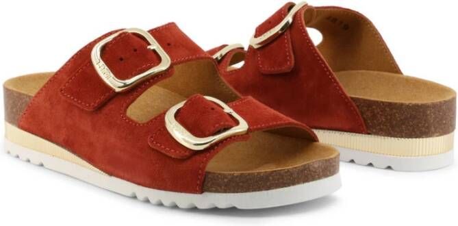 Scholl Sliders Ilary F27795 , Rood, Dames