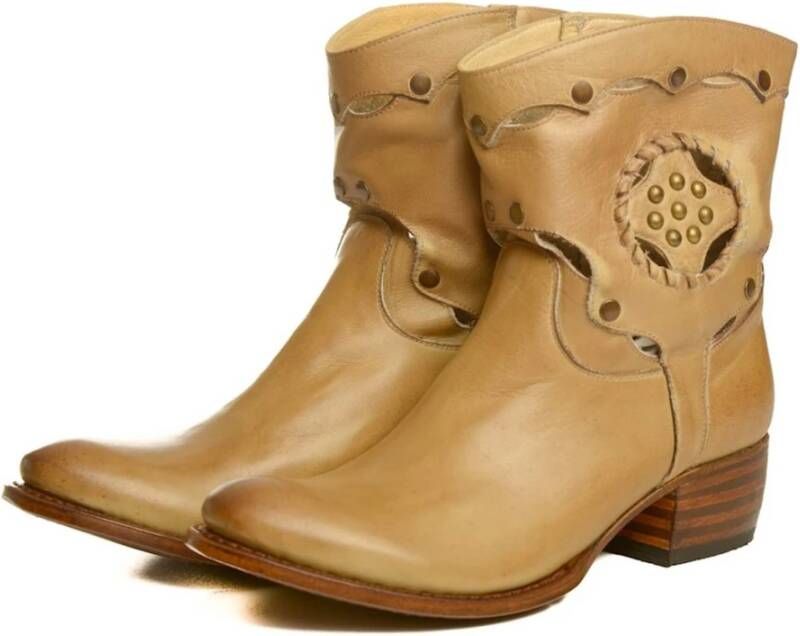 Sendra Cowboylaarzen Beige Dames