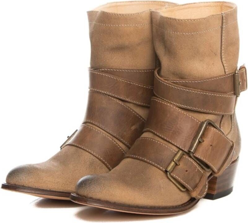 Sendra Cowboylaarzen Beige Dames