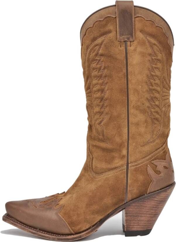 Sendra Cowboylaarzen Bruin Dames