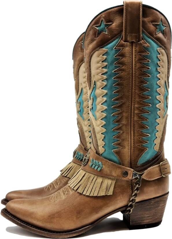 Sendra Cowboylaarzen Bruin Dames