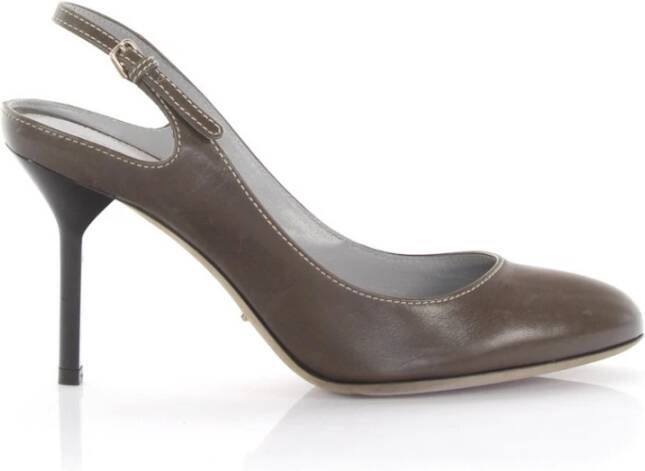 Sergio Rossi Hoge hiel sandalen , Grijs, Dames