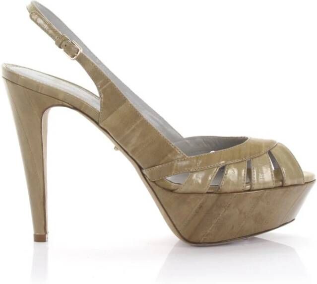Sergio Rossi Sandalen Groen Dames
