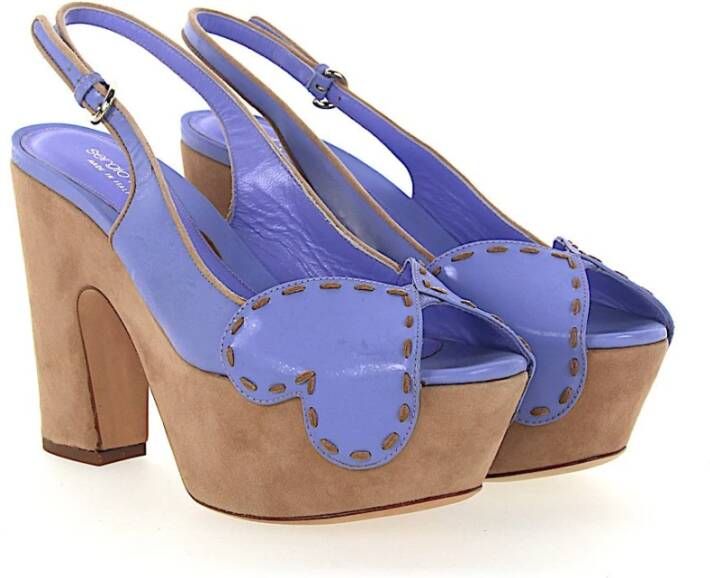 Sergio Rossi High Heel Sandals , Paars, Dames