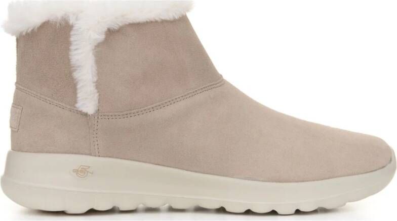 Skechers Enkellaarsjes Beige Dames