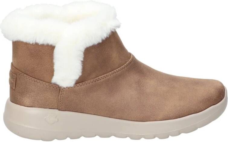 Skechers Enkellaarsjes Bruin Dames