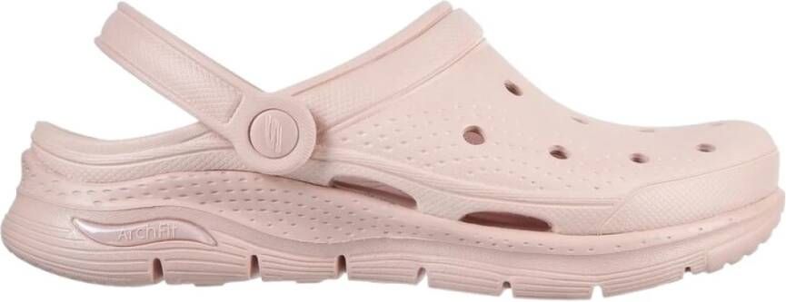 Skechers Arch past het een passende crrogs , Roze, Dames