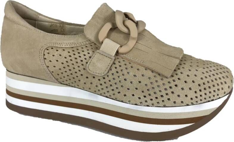 Softwaves Instappers & Slip ons Beige Dames