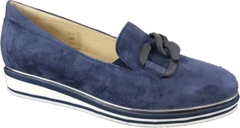 Softwaves Instappers & Slip ons Blauw Dames