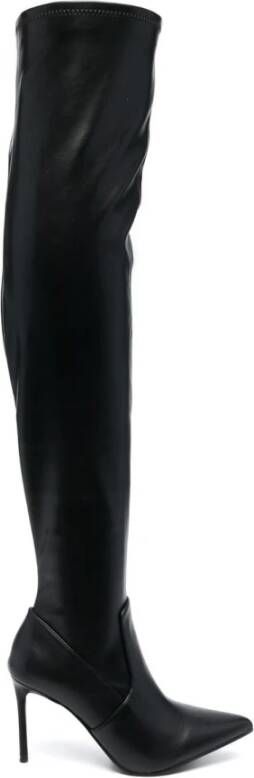 Steve Madden Vava hakken laarzen , Zwart, Dames