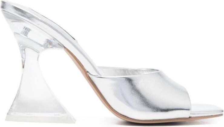 Steve Madden Hoge hiel sandalen , Grijs, Dames