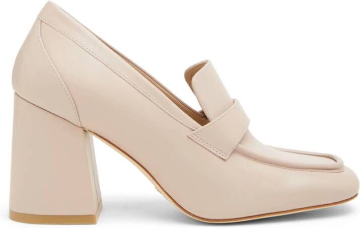 Stuart Weitzman Sleek 85 Loafer , Beige, Dames