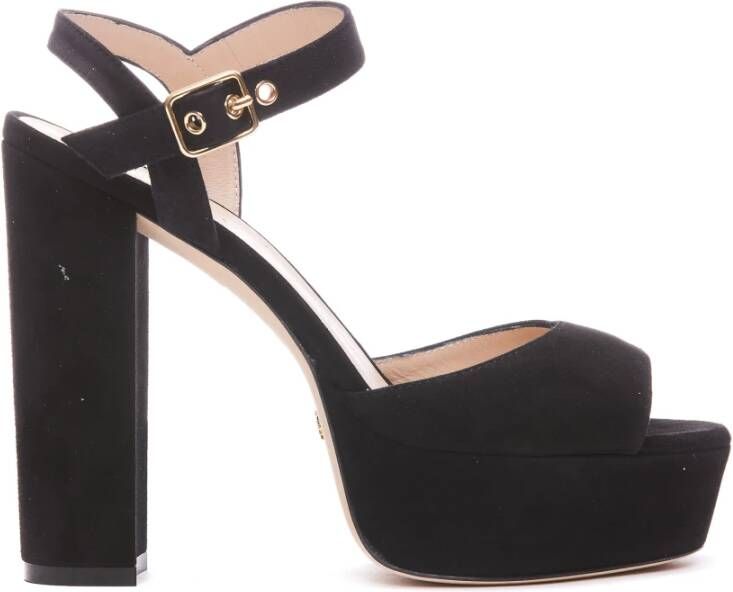 Stuart Weitzman Sandalen Zwart Dames