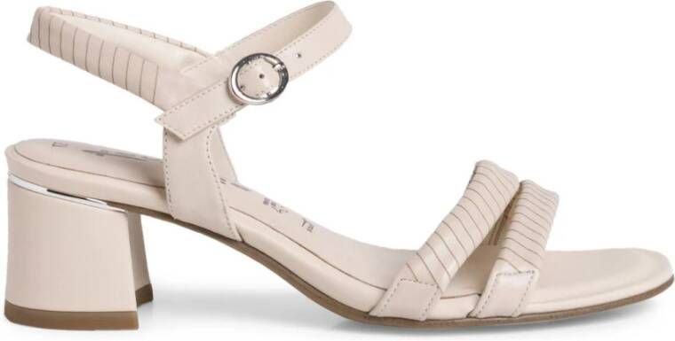 tamaris ivoor elegante open sandalen , Beige, Dames