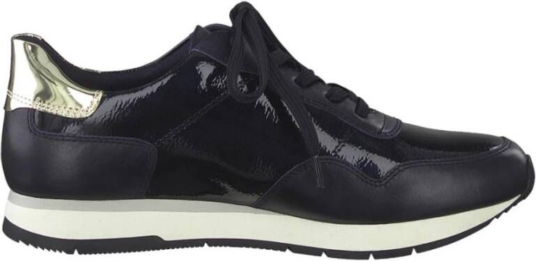 tamaris Flats Casual Navy Comb , Blauw, Dames