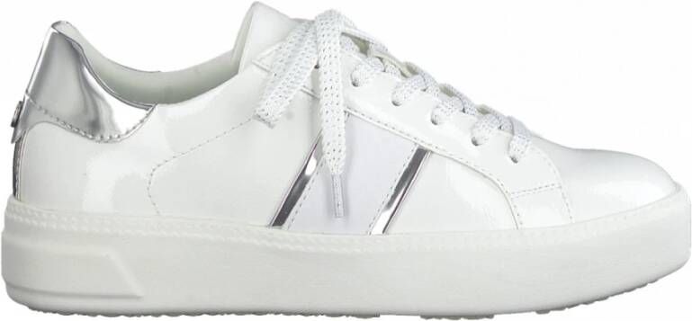 tamaris Pat Casual Flats , Wit, Dames