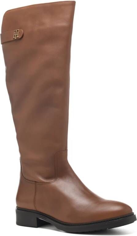 Tommy Hilfiger dameslaarzen , Bruin, Dames