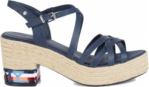 Tommy Hilfiger Tommy Sequins Mid Heel Sandal