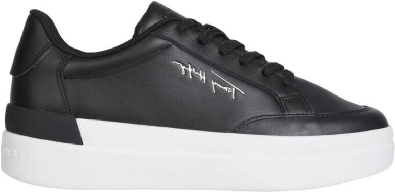 Tommy Hilfiger Plateausneakers TH SIGNATURE LEATHER SNEAKER