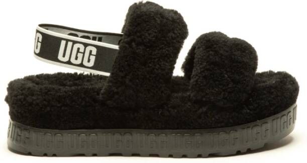 Ugg Klapki damskie OH Fluffita 1120876 BLK 36 , Zwart, Dames