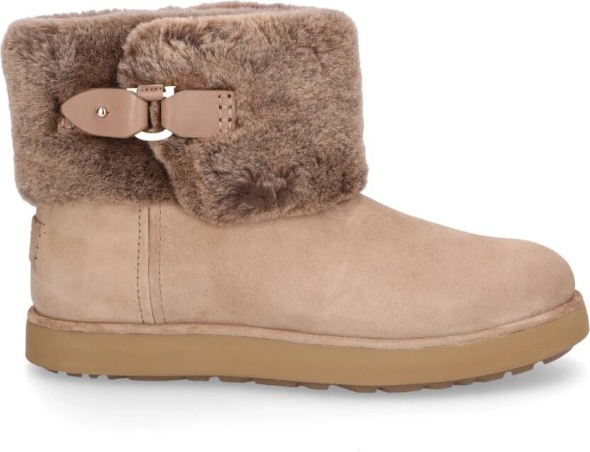 Ugg Snowboots Clic Berge , Beige, Dames
