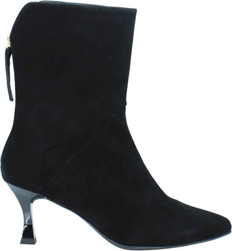 Unisa Enkellaarsjes Zwart Dames