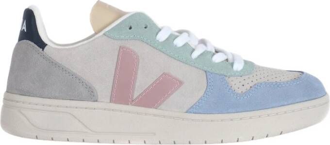 Veja V 10 suede Sportschoenen , Grijs, Dames