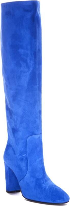 Via Roma 15 Hoge & overknee laarzen Blauw Dames
