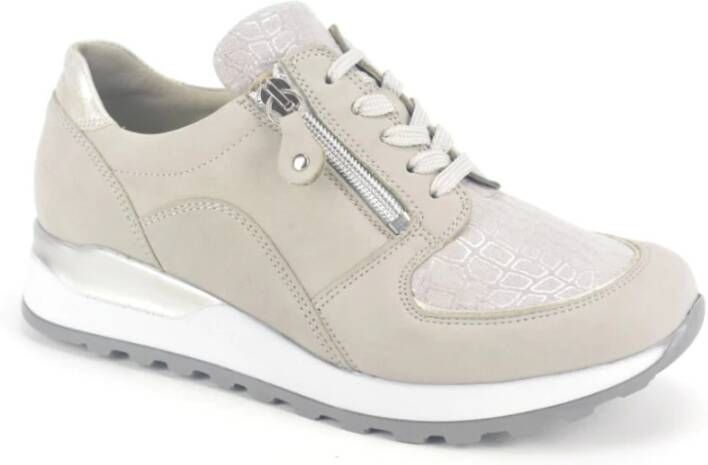 Waldläufer Taupe + stretch runner N. + tiret , Beige, Dames