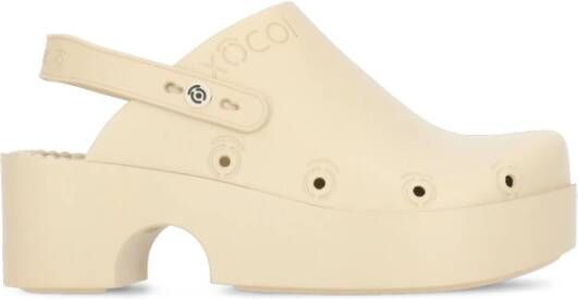 Xocoi Hoge hiel sandalen , Beige, Dames