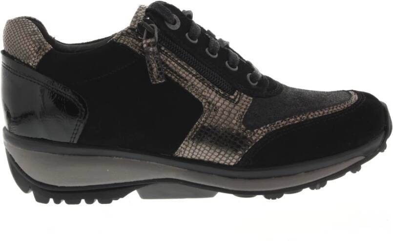 Xsensible 30103.2 Wembley Black/Bronze G Wijdte Veterschoenen