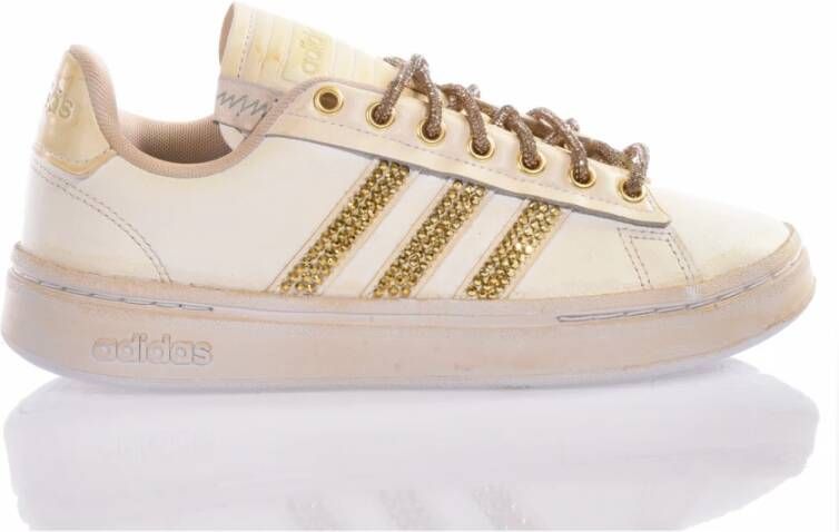 Adidas Aangepaste vrouwen & Schoenen sneakers 2567 Gran Court Ice Coffe , Beige, Dames