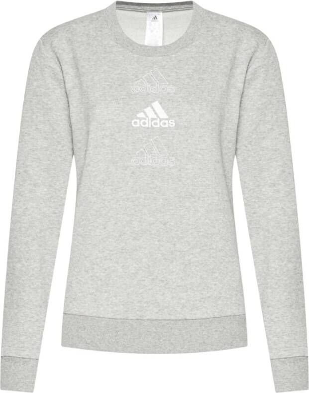 Adidas Hoodies & Sweatvesten Grijs Dames