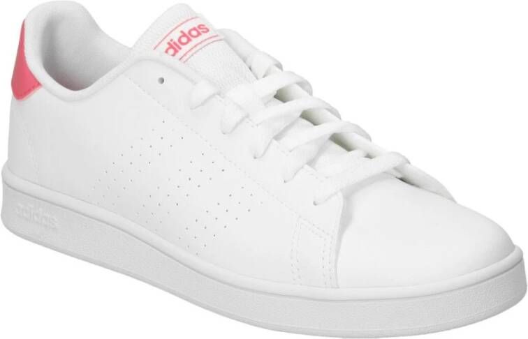 adidas advantage sneakers wit/roze kinderen