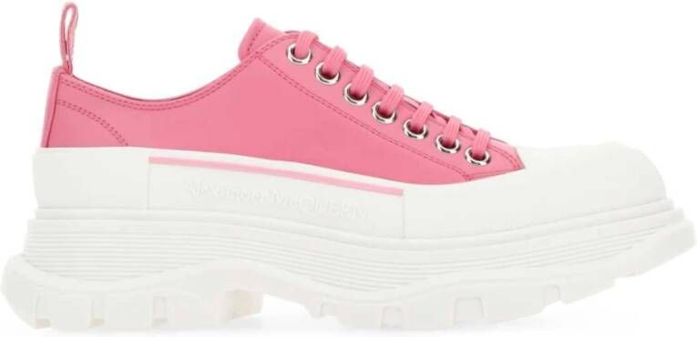 alexander mcqueen Lace Up Shoes , Roze, Dames
