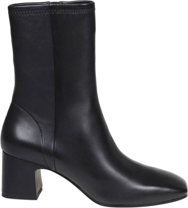 Ash Black lederen laarzen , Zwart, Dames