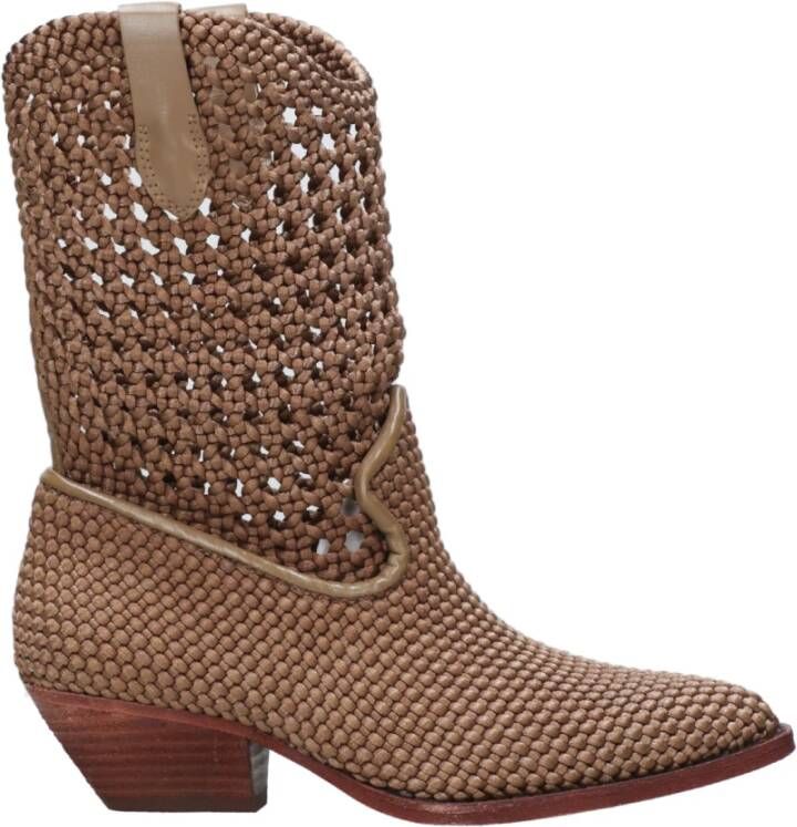 Ash Cowboylaarzen Beige Dames