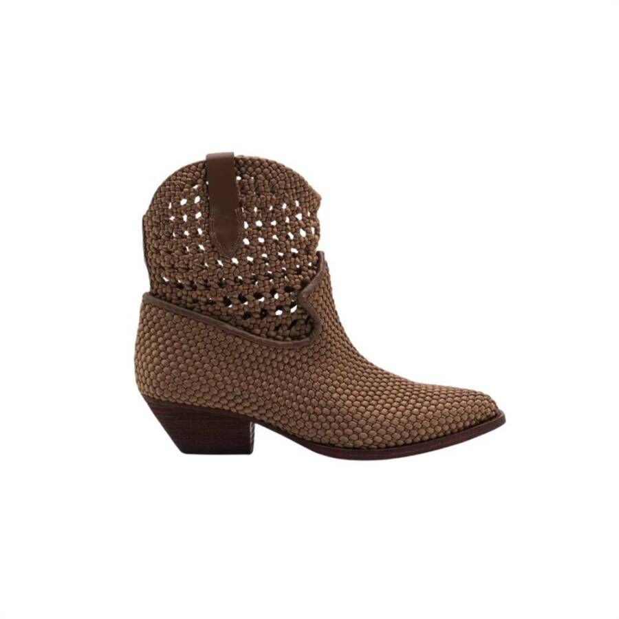 Ash Cowboylaarzen Beige Dames