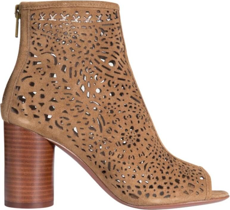 Ash Lederen laarzen flirten , Beige, Dames