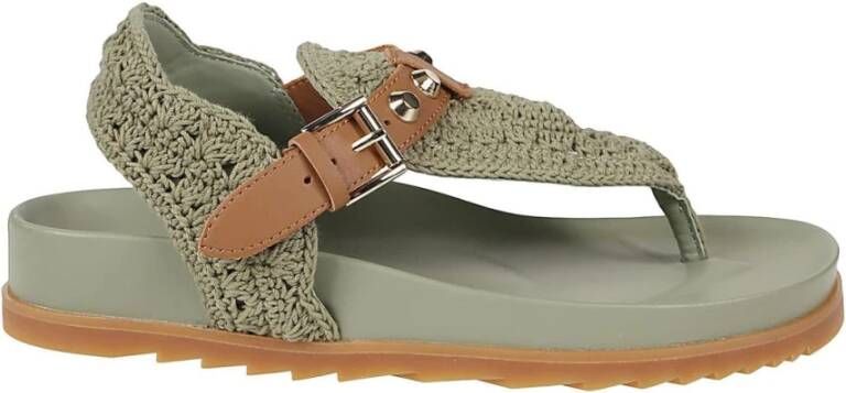Ash Sandalen van de Unie , Groen, Dames