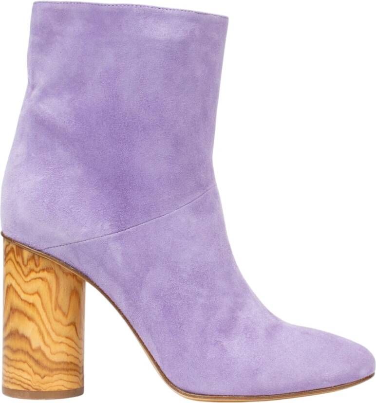 Atelier Content Heeled Boots , Paars, Dames