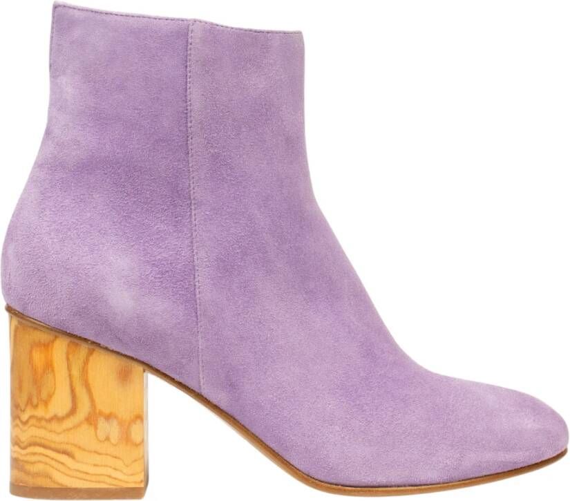 Atelier Content Heeled Boots , Paars, Dames