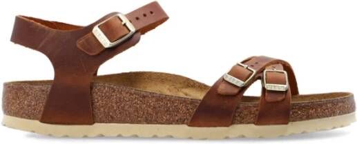 Birkenstock Sandalen Kumba van leer, smalle schoenwijdte