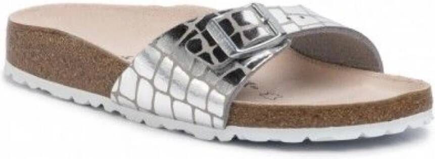 Birkenstock Madrid BS Sandalen , Grijs, Dames