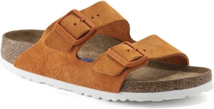 Birkenstock Schoenen , Oranje, Dames