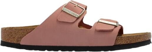 Birkenstock Schuifregelaars , Roze, Dames