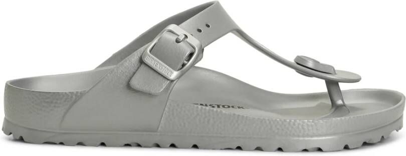 Birkenstock Zilveren gizeh eva sandalen, bn 067 a , Grijs, Dames