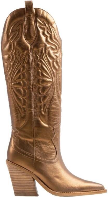 Bronx Cowboy laarzen , Geel, Dames