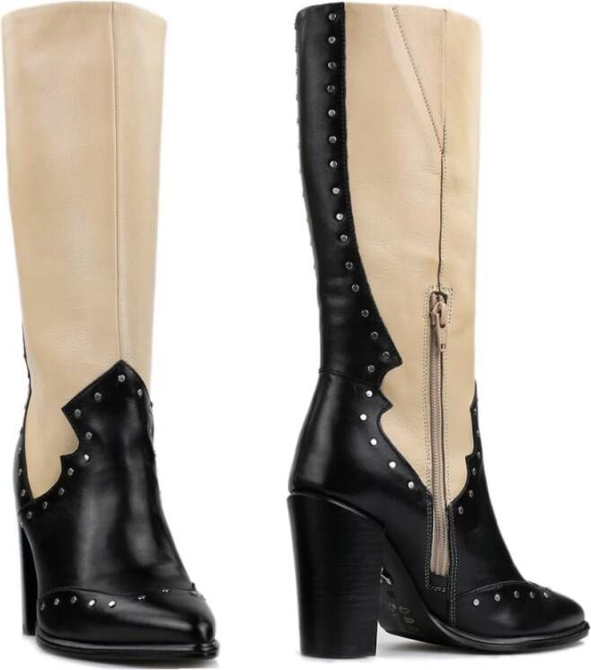 Bronx Cowboy laarzen , Zwart, Dames